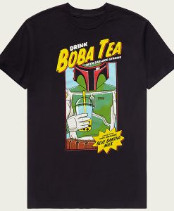 Star Wars Boba Fett Drink Boba Tea t-shirt