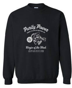 Virgin of the week Purity Power sweatshirt FH