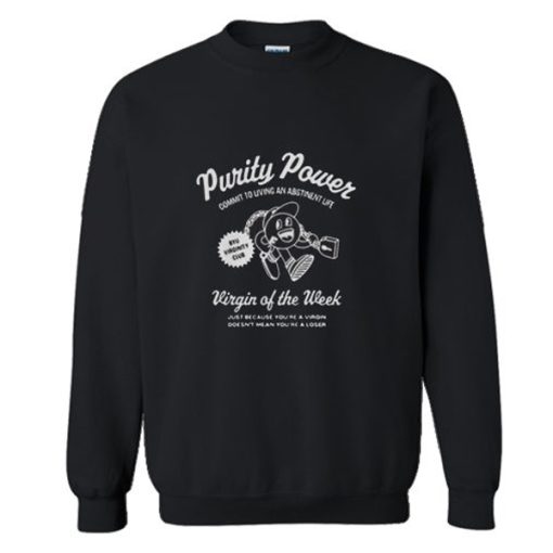 Virgin of the week Purity Power sweatshirt FH