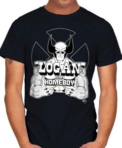 Wolverine LOGAN IS MY HOMEBOY t-shirt