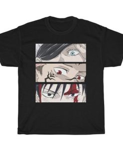 Anime Satoru Gojo Yuji Itadori Sukuna Eyes Japanese Style Unisex t-shirt FH