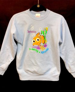 Brianna Making a Splash Nemo Light Blue sweatshirt FH