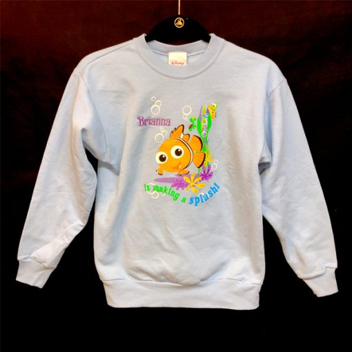 Brianna Making a Splash Nemo Light Blue sweatshirt FH