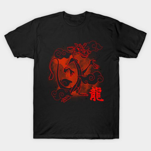 Mulan with this sweet Mushu t-shirt FH
