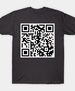 QR Rick Rolled t-shirt FH