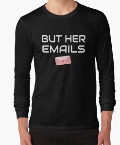 But Her Emails Pink sweatshirt FH