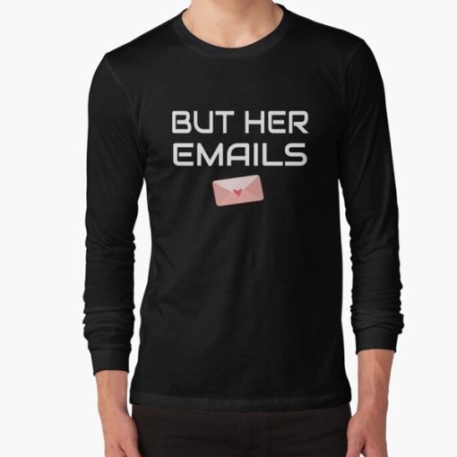 But Her Emails Pink sweatshirt FH