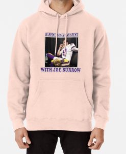 Happiness is a day spent with joe burrow hoodie FH