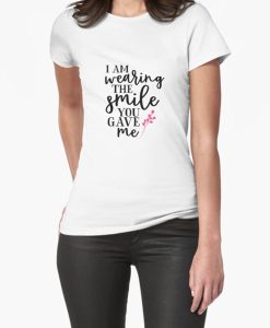 I Am Wearing The Smile Valentines Inspiration t-shirt FH