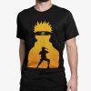 Naruto Sasuke Silhouette Gold t-shirt FH