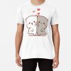 Peach and goma mochi cat t-shirt FH