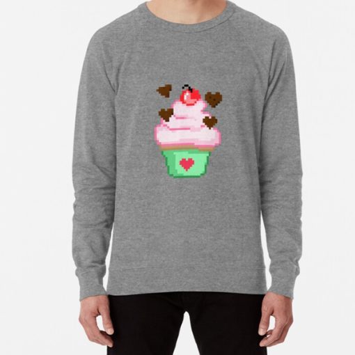 Pixel Valentine's Day Cake Chocolate sweatshirt FH