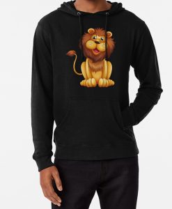 Smiling lion King of the Jungle hoodie FH