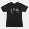 Splinter fighting Shredder with lightsabers t-shirt FH