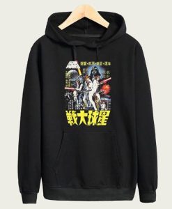 Star Wars Vintage Japanese Movie Poster hoodie FH