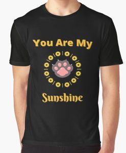 You Are My SunShine Cat Sunflower t-shirt FH