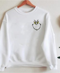 Grinch Face Pocket sweatshirt