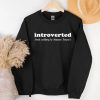 Introverted sweatshirt