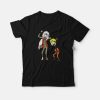 Rick and Morty Naruto and Jiraiya t-shirt