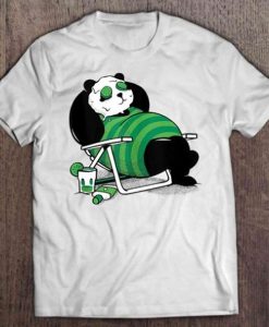 Summer Panda beach t-shirt