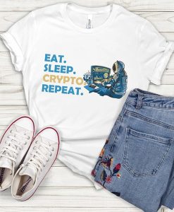 Eat Sleep Crypto Repeat t-shirt