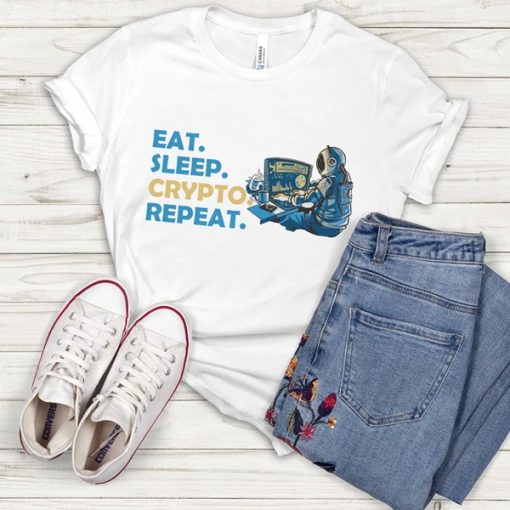 Eat Sleep Crypto Repeat t-shirt