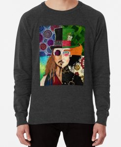 Johnny Depp Character Collage sweatshirt