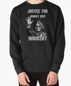 Justice for Johnny Depp sweatshirt