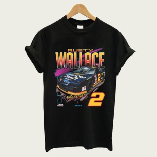 Rusty Wallace Black Vintage Car t-shirt