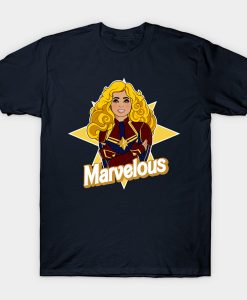 Captain Marvel with this Marvelous t-shirt