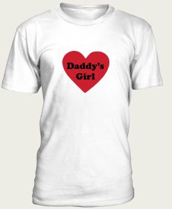 Daddys Girl Love Heart t-shirt