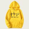 Faith Hope Love hoodie