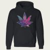 Galaxy Weed Leaf Unisex hoodie