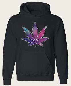 Galaxy Weed Leaf Unisex hoodie