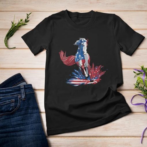 Horse 4th Of July t-shirt