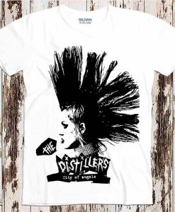 Mohawk The Distillers City Of Angels Rock Punk t-shirt