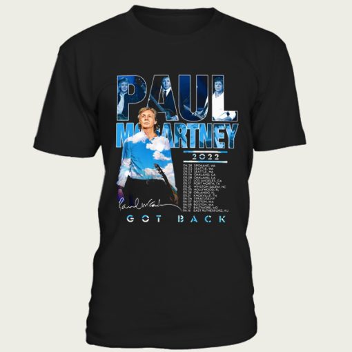 Paul McCartney 2022 Tour t-shirt