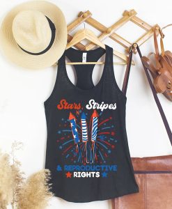 Stars Stripes and Reproductive Rights tank top