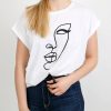 Abstract Face t-shirt