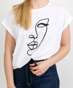 Abstract Face t-shirt