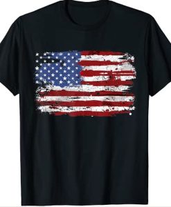 American Flag USA United States of America US 4th of July t-shirt