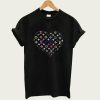 Colorful LV Heart t-shirt