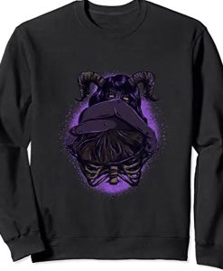 Emo Aesthetic Gothic Clothes Witchcraft Devil Goth Girl sweatshirt