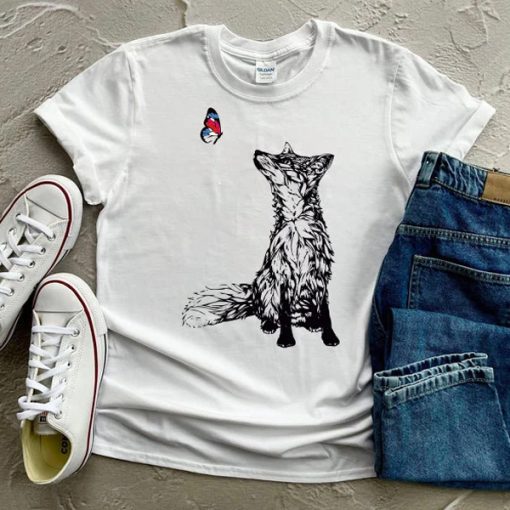 Fox and Butterfly t-shirt