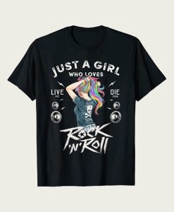 Girls Rock and Roll Music t-shirt