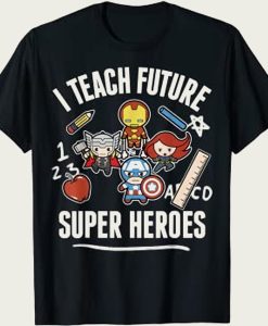 Marvel Avengers Classic I Teach Super Heroes Graphic t-shirt