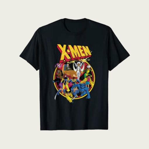 Marvel X-Men Animated Series Retro 90s t-shirt