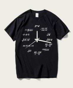 Math Creative Clock t-shirt