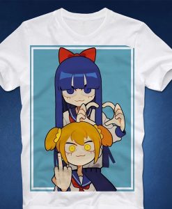 Pop Team Epic Anime Bad Girls Manga Pastel Japan t-shirt