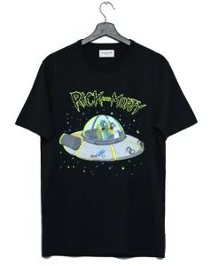 Rick and Morty UFO Spaceship Outer Space t-shirt